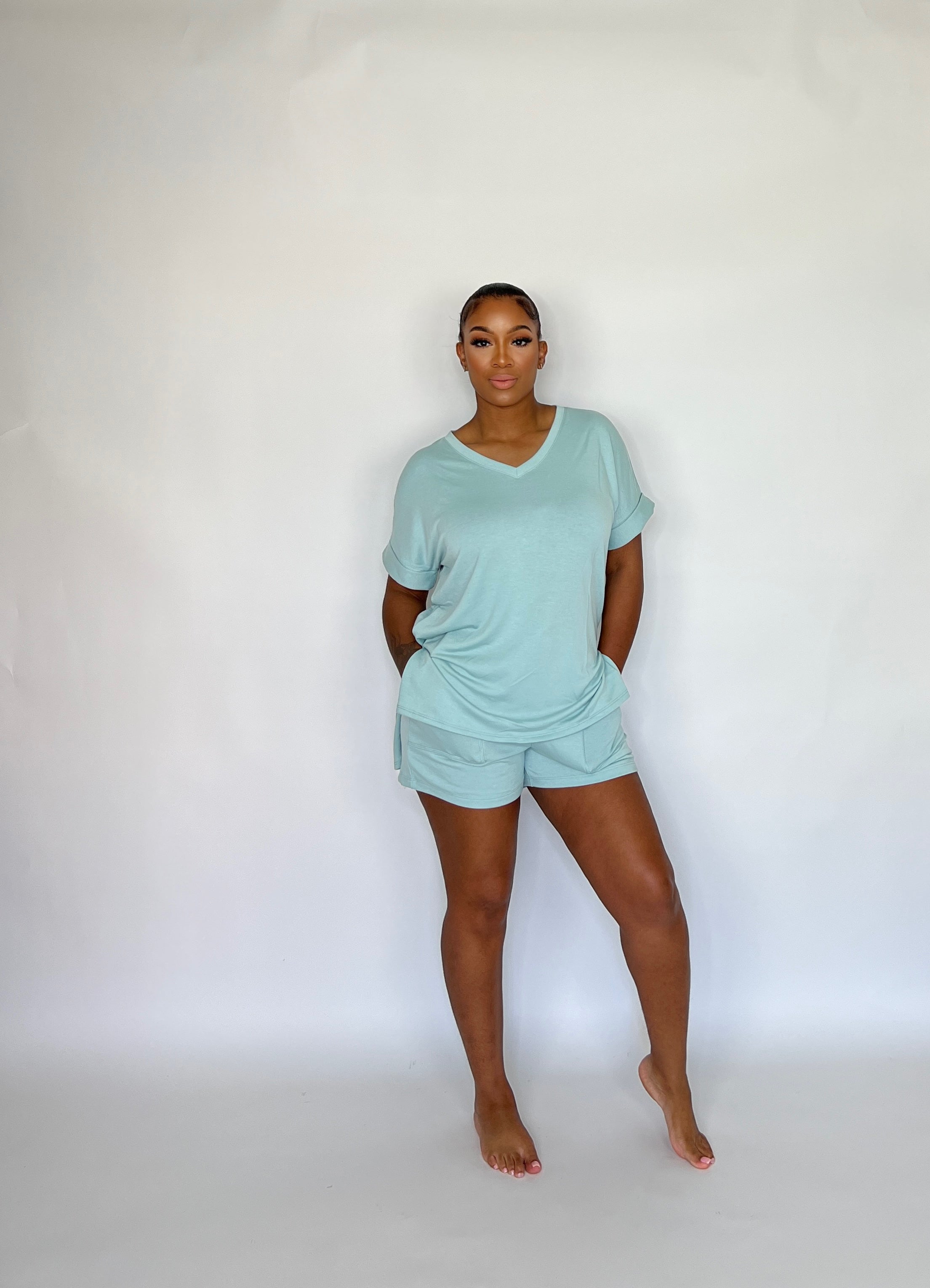 Peony Shorts Set