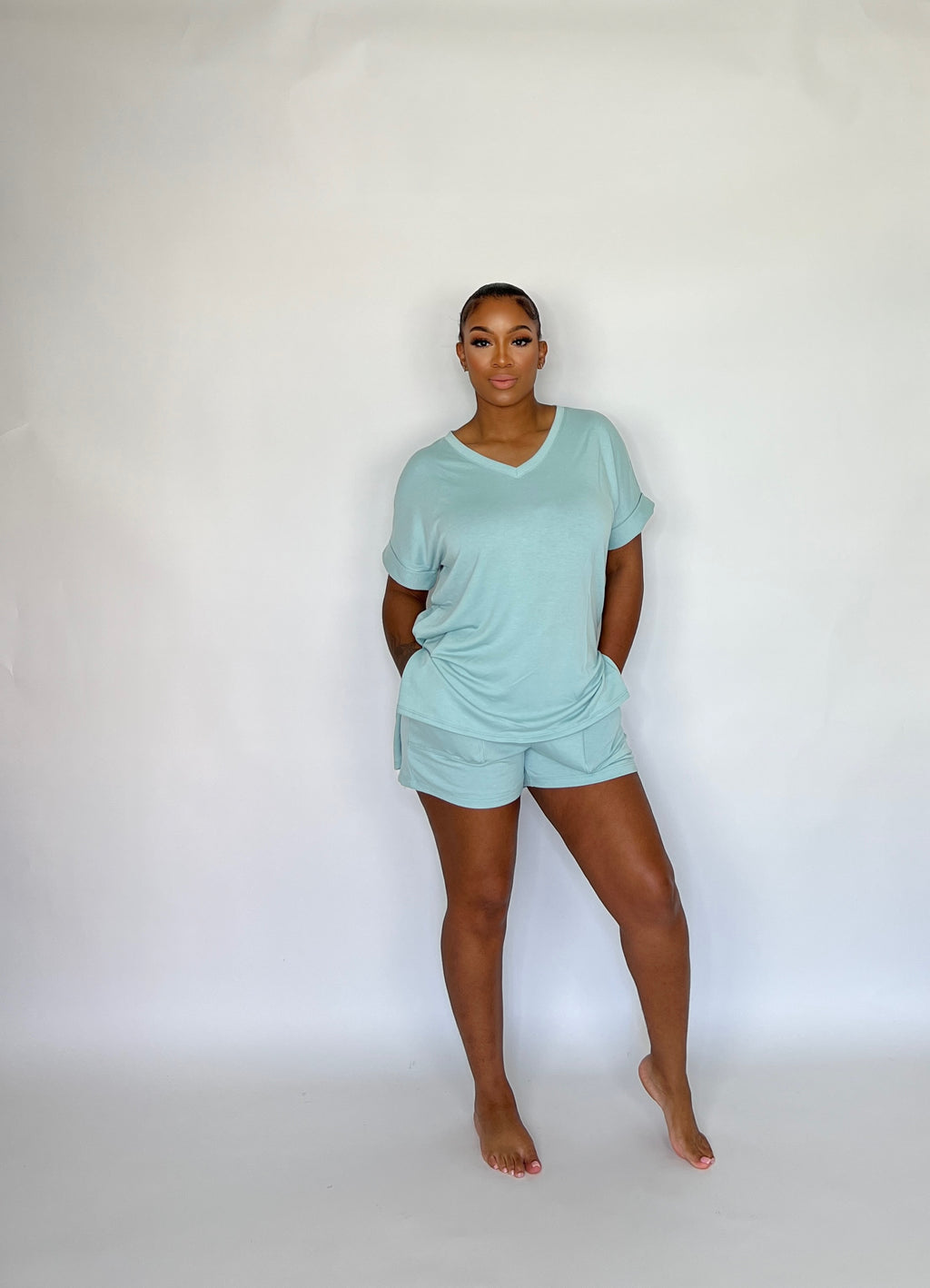 Peony Shorts Set